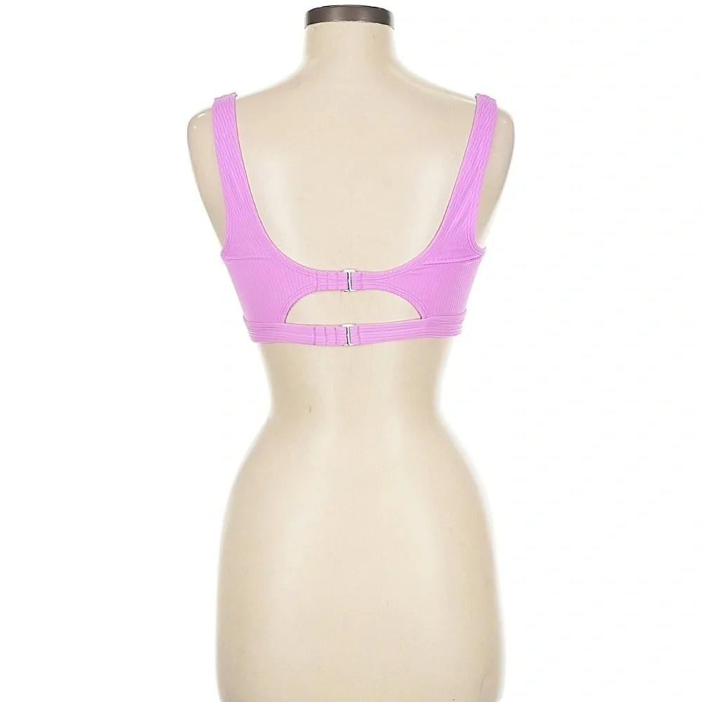Stoney Clover Lane Vibrant Pink Ribbed Bralette